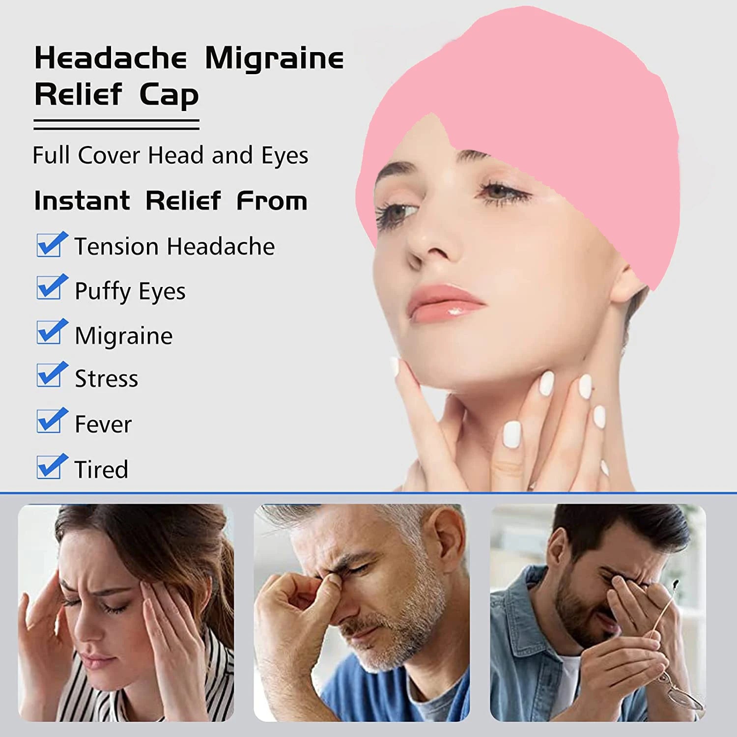 Rapid Relief Migraine Ice Headgear